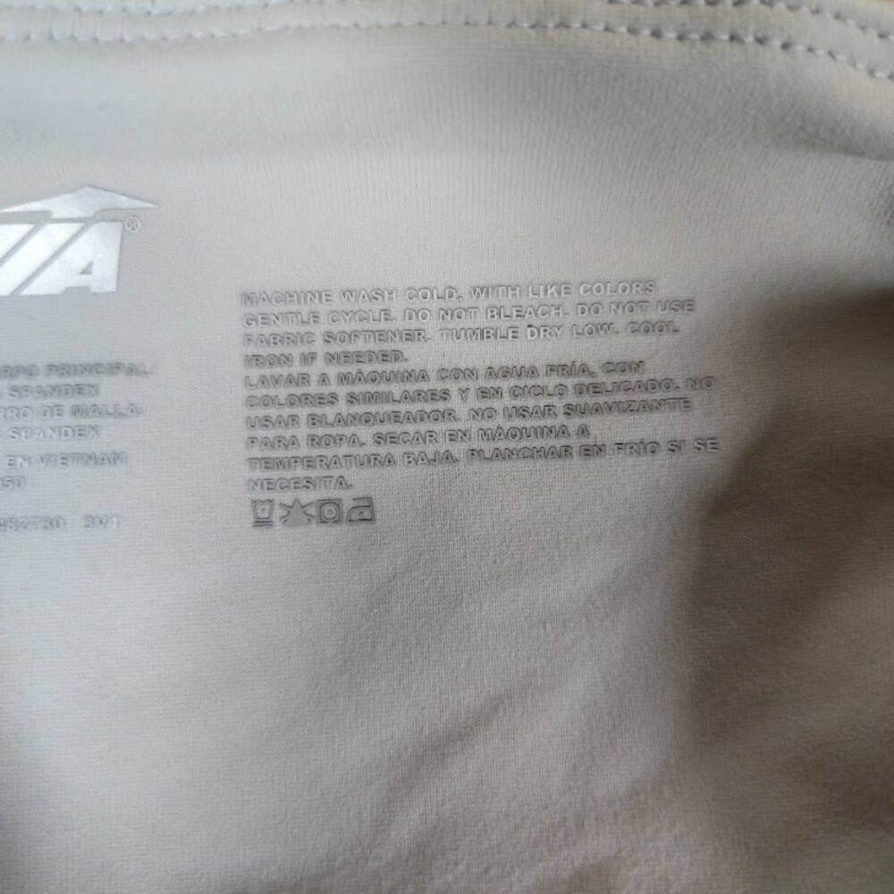 AVIA NWT Sports Bra Women Size XXXL Gray Padded Cropped Workout Casual - Picture 7 of 8